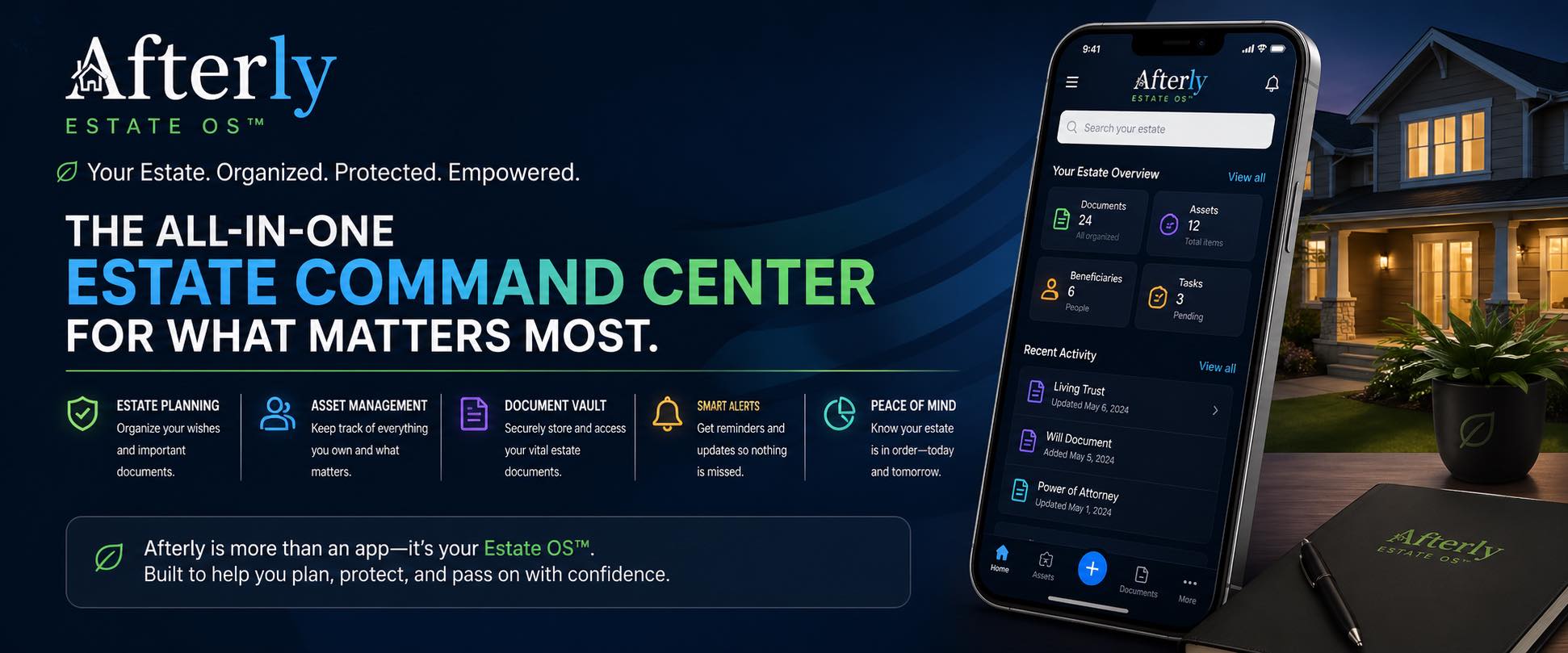 Afterly Estate OS — The all-in-one estate command center for what matters most